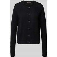Christian Berg Woman Selection Strickjacke aus Wolle mit Rundhalsausschnitt in Black, Größe 48 Christian Berg Woman Selection Strickjacke aus Wolle mit Rundhalsausschnitt in Black, Größe 48 von Christian Berg Woman Selection