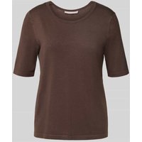 Christian Berg Woman Selection Strickpullover mit 1/2-Ärmel in Dunkelbraun, Größe 40 von Christian Berg Woman Selection
