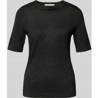 Christian Berg Woman Selection Strickpullover mit gerippten Abschlüssen in Black, Größe 38 von Christian Berg Woman Selection