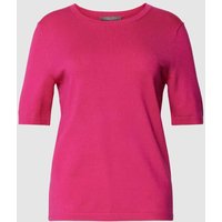 Christian Berg Woman Selection T-Shirt in Strick-Optik in Pink, Größe 36 von Christian Berg Woman Selection