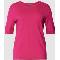 Christian Berg Woman Selection T-Shirt in Strick-Optik in Pink, Größe 46 von Christian Berg Woman Selection