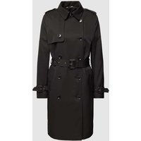 Christian Berg Woman Selection Trenchcoat mit Taillengürtel in Black, Größe 42 von Christian Berg Woman Selection