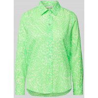 Christian Berg Woman Bluse mit Allover-Print in Apfel, Größe 40 von Christian Berg Woman