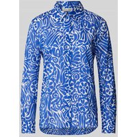 Christian Berg Woman Bluse mit Allover-Print in Royal, Größe 36 von Christian Berg Woman