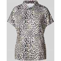 Christian Berg Woman Blusenshirt mit Animal-Print in Sand, Größe 44 von Christian Berg Woman