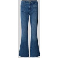 Christian Berg Woman Bootcut Fit Jeans mit Gürtelschlaufen in Marine Melange, Größe 36/30 Christian Berg Woman Bootcut Fit Jeans mit Gürtelschlaufen in Marine Melange, Größe 36/30 von Christian Berg Woman