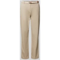 Christian Berg Woman Casual Fit Chino mit Gürtel in Sand, Größe 46 Christian Berg Woman Casual Fit Chino mit Gürtel in Sand, Größe 46 von Christian Berg Woman