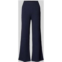 Christian Berg Woman Flared Stoffhose mit Strukturmuster in Dunkelblau, Größe XL Christian Berg Woman Flared Stoffhose mit Strukturmuster in Dunkelblau, Größe XL von Christian Berg Woman