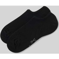 Christian Berg Woman Füßlinge mit elastischem Bund im 2er-Pack in Black, Größe 39-42 von Christian Berg Woman