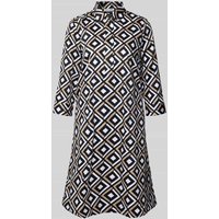 Christian Berg Woman Knielanges Kleid mit 3/4-Arm in Black, Größe 44 von Christian Berg Woman