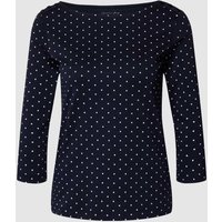 Christian Berg Woman Longsleeve mit Polka Dots in Dunkelblau, Größe 36 von Christian Berg Woman