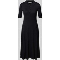 Christian Berg Woman Polokleid mit Druckknopfleiste in Black, Größe M Christian Berg Woman Polokleid mit Druckknopfleiste in Black, Größe M von Christian Berg Woman