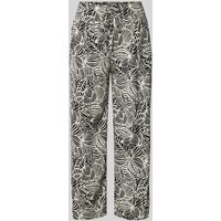 Christian Berg Woman Regular Fit Culotte mit Allover-Print in Black, Größe 36 von Christian Berg Woman