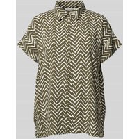 Christian Berg Woman Relaxed Fit Bluse aus reiner Viskose in Schilf, Größe 40 von Christian Berg Woman