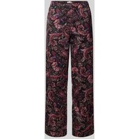 Christian Berg Woman Relaxed Fit Pyjama-Hose mit Allover-Paisley-Print in Black, Größe XS Christian Berg Woman Relaxed Fit Pyjama-Hose mit Allover-Paisley-Print in Black, Größe XS von Christian Berg Woman