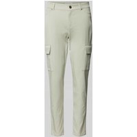 Christian Berg Woman Skinny Fit Cargohose mit Gürtelschlaufen in Schilf, Größe 46 Christian Berg Woman Skinny Fit Cargohose mit Gürtelschlaufen in Schilf, Größe 46 von Christian Berg Woman