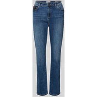 Christian Berg Woman Slim Fit Jeans mit Paillettenbesatz in Blau, Größe 34/30 von Christian Berg Woman
