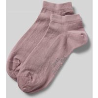 Christian Berg Woman Sneaker-Socken mit Label-Detail im 2er-Pack in Altrosa, Größe 39-42 von Christian Berg Woman