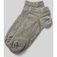 Christian Berg Woman Sneaker-Socken mit Label-Detail im 2er-Pack in Mittelgrau Melange, Größe 39-42 Christian Berg Woman Sneaker-Socken mit Label-Detail im 2er-Pack in Mittelgrau Melange, Größe 39-42 von Christian Berg Woman