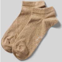 Christian Berg Woman Sneaker-Socken mit Label-Detail im 2er-Pack in Sand Melange, Größe 39-42 von Christian Berg Woman