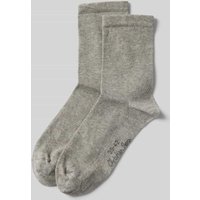 Christian Berg Woman Socken mit Label-Detail im 2er-Pack in Mittelgrau Melange, Größe 39-42 Christian Berg Woman Socken mit Label-Detail im 2er-Pack in Mittelgrau Melange, Größe 39-42 von Christian Berg Woman