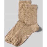 Christian Berg Woman Socken mit Label-Detail im 2er-Pack in Sand Melange, Größe 39-42 Christian Berg Woman Socken mit Label-Detail im 2er-Pack in Sand Melange, Größe 39-42 von Christian Berg Woman