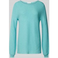 Christian Berg Woman Loose Fit Strickpullover mit Ballonärmeln in Smaragd, Größe M von Christian Berg Woman