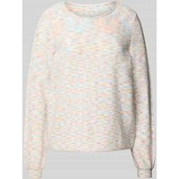 Christian Berg Woman Strickpullover mit Rundhalsausschnitt in Offwhite, Größe L von Christian Berg Woman