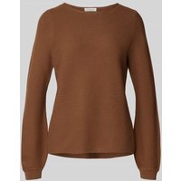 Christian Berg Woman Strickpullover mit gerippten Abschlüssen in Cognac, Größe XL Christian Berg Woman Strickpullover mit gerippten Abschlüssen in Cognac, Größe XL von Christian Berg Woman