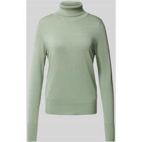 Christian Berg Woman Strickpullover mit gerippten Abschlüssen in Schilf, Größe 40 von Christian Berg Woman