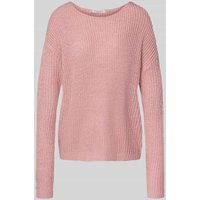 Christian Berg Woman Strickpullover mit überschnittenen Schultern in Altrosa, Größe XL von Christian Berg Woman