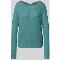 Christian Berg Woman Strickpullover mit überschnittenen Schultern in Aqua, Größe M von Christian Berg Woman