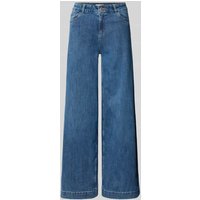 Christian Berg Woman Super Wide Fit Jeans im 5-Pocket-Design in Marine Melange, Größe 48/32 Christian Berg Woman Super Wide Fit Jeans im 5-Pocket-Design in Marine Melange, Größe 48/32 von Christian Berg Woman