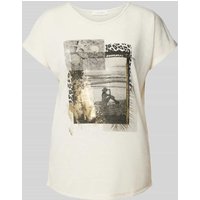 Christian Berg Woman T-Shirt mit Motiv-Print in Offwhite, Größe 48 von Christian Berg Woman