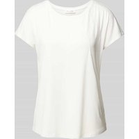 Christian Berg Woman T-Shirt mit Paillettenbesatz in Offwhite, Größe 44 von Christian Berg Woman