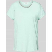 Christian Berg Woman T-Shirt mit Ziersteinbesatz in Mint, Größe 36 von Christian Berg Woman