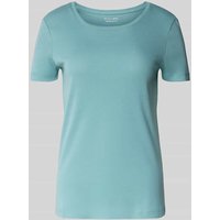 Christian Berg Woman T-Shirt mit geripptem Rundhalsausschnitt in Aqua, Größe XS Christian Berg Woman T-Shirt mit geripptem Rundhalsausschnitt in Aqua, Größe XS von Christian Berg Woman