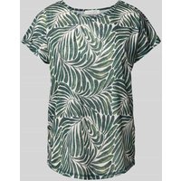 Christian Berg Woman T-Shirt mit geripptem Rundhalsausschnitt in Dunkelgruen, Größe 38 Christian Berg Woman T-Shirt mit geripptem Rundhalsausschnitt in Dunkelgruen, Größe 38 von Christian Berg Woman