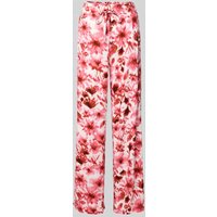 Christian Berg Woman Wide Leg Stoffhose mit Bundfalten in Altrosa, Größe 48 von Christian Berg Woman