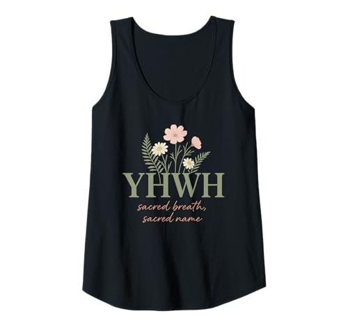 Damen YHWH Heiliger Atem Heiliger Name Christlicher Glaube Tank Top von Christian Breath Quote for Women