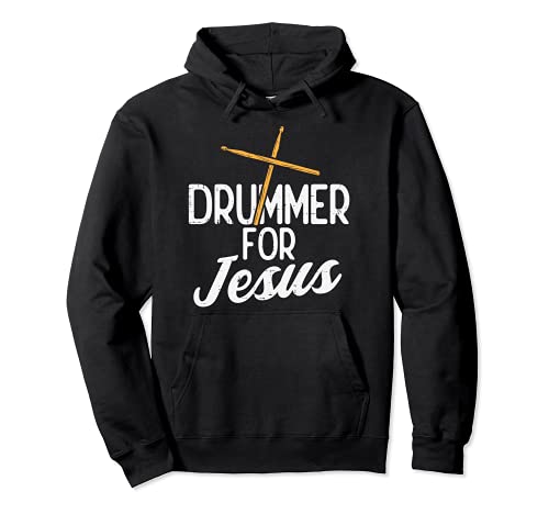 Schlagzeuger für Jesus Gott Trommeln Christliche Männer Frauen Kinder Pullover Hoodie Schlagzeuger für Jesus Gott Trommeln Christliche Männer Frauen Kinder Pullover Hoodie von Christian Clothes Jesus Religious Catholic Gifts