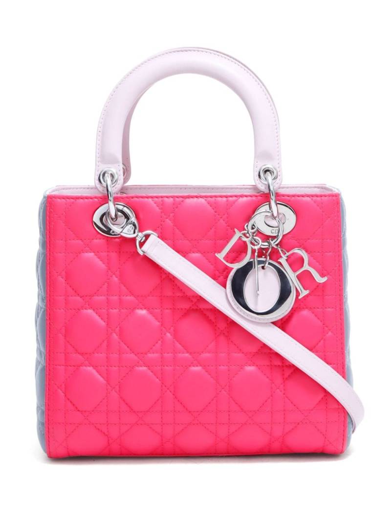 Christian Dior Pre-Owned Cannage Lady Dior Handtasche - Rosa von Christian Dior Pre-Owned