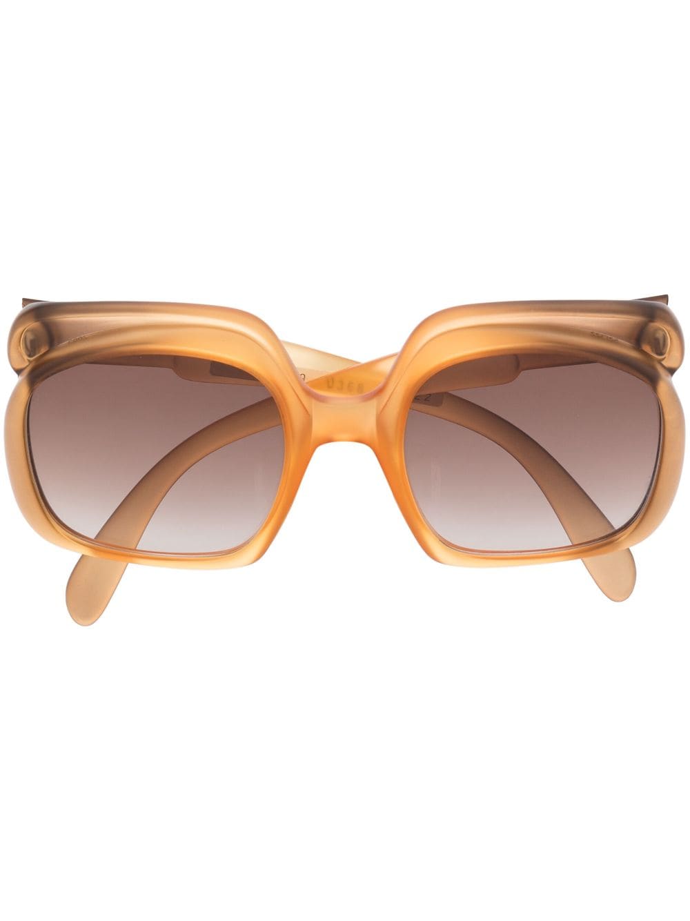 Christian Dior Pre-Owned 1960s Sonnenbrille mit Ombré - Orange von Christian Dior Pre-Owned