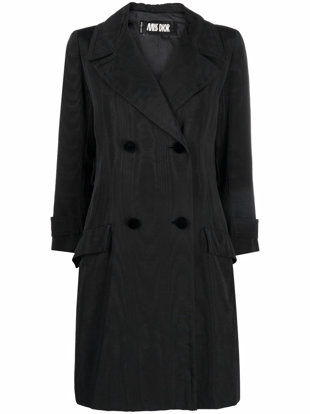 Christian Dior Pre-Owned 1970er pe-ownedTrenchcoat - Schwarz von Christian Dior Pre-Owned