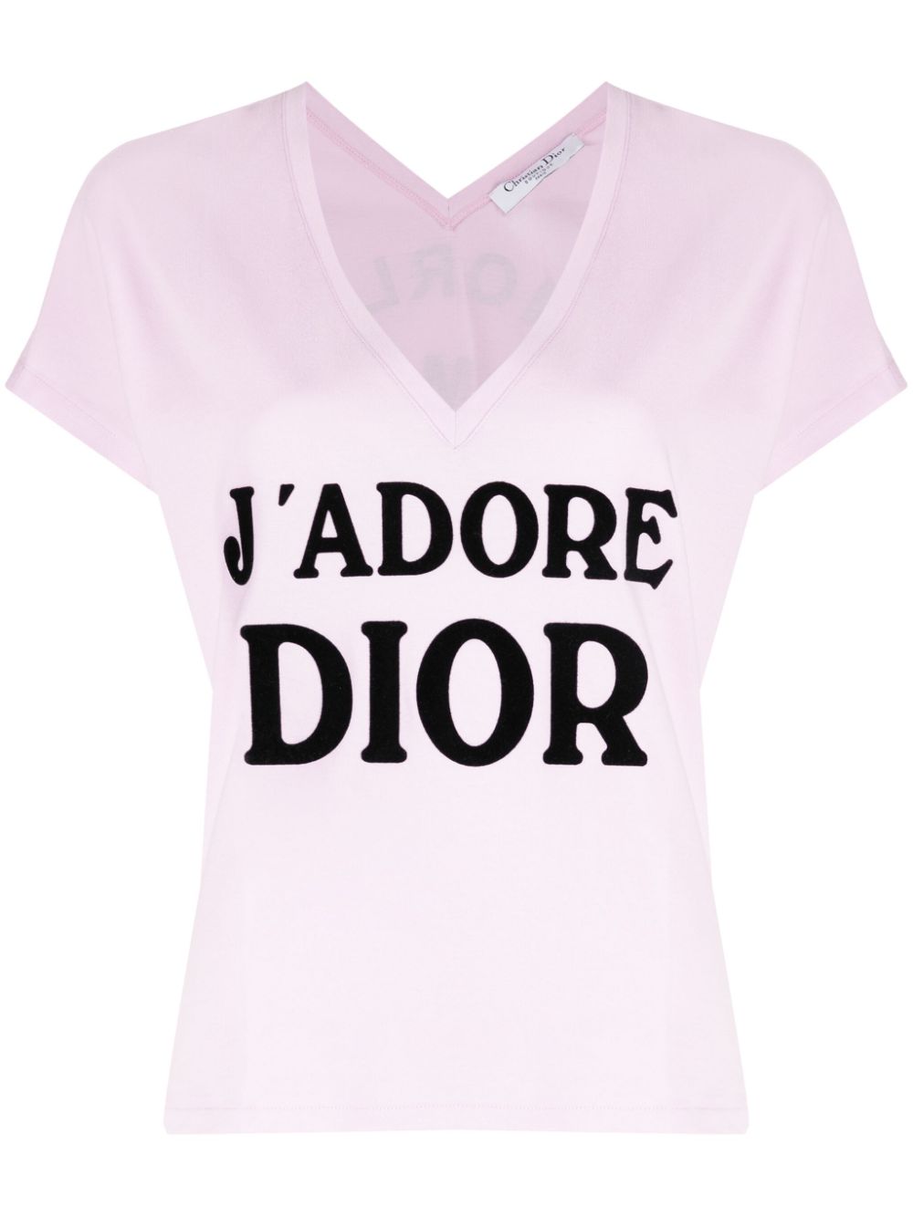 Christian Dior Pre-Owned 2003 J'Adore Dior T-Shirt mit V-Ausschnitt - Rosa von Christian Dior Pre-Owned