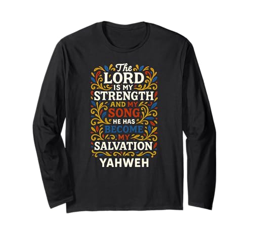 Bibelvers Yahweh Vintage Herren Christian Faith Langarmshirt Bibelvers Yahweh Vintage Herren Christian Faith Langarmshirt von Christian Faith Religious Bible Verse Apparel
