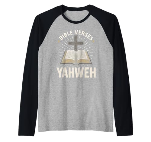 Bibelvers Yahweh Vintage Herren Christian Faith Raglan Bibelvers Yahweh Vintage Herren Christian Faith Raglan von Christian Faith Religious Bible Verse Apparel