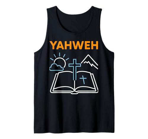 Bibelvers Yahweh Vintage Herren Christian Faith Tank Top von Christian Faith Religious Bible Verse Apparel