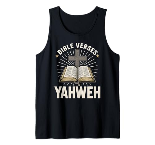 Bibelvers Yahweh Vintage Herren Christian Faith Tank Top Bibelvers Yahweh Vintage Herren Christian Faith Tank Top von Christian Faith Religious Bible Verse Apparel