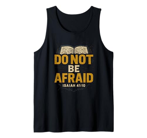 Christian Do Not Be Afraid Vintage Damen Bibelvers Tank Top Christian Do Not Be Afraid Vintage Damen Bibelvers Tank Top von Christian Faith Religious Bible Verse Apparel